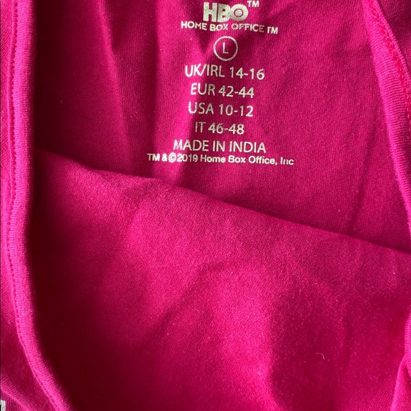 Game of Thrones Lannister Cotton Tank Top HBO Large Lion Crest Spaghetti Straps - Picture 3 of 9